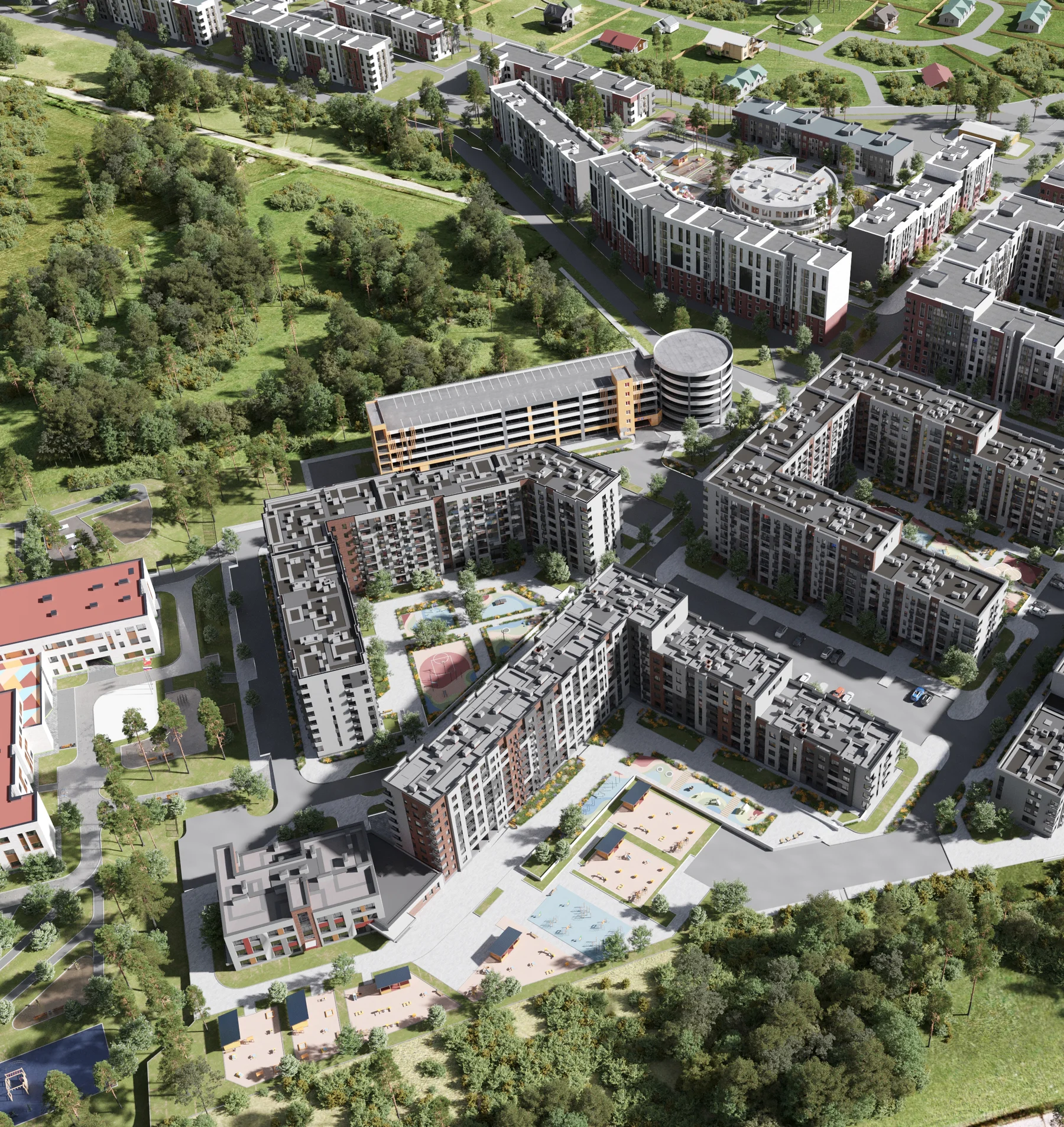 Аэропанорама квартала